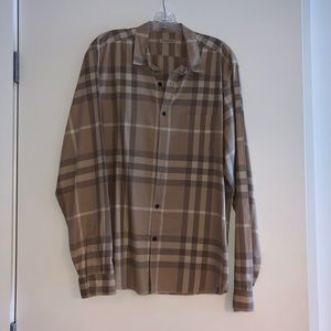 Burberry Men’s Print Button Down Shirt